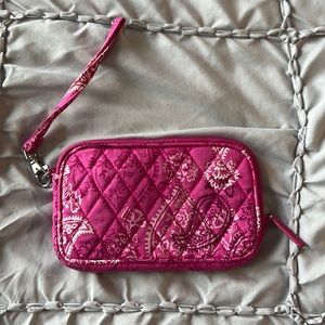 Pink Vera bradley wristlet